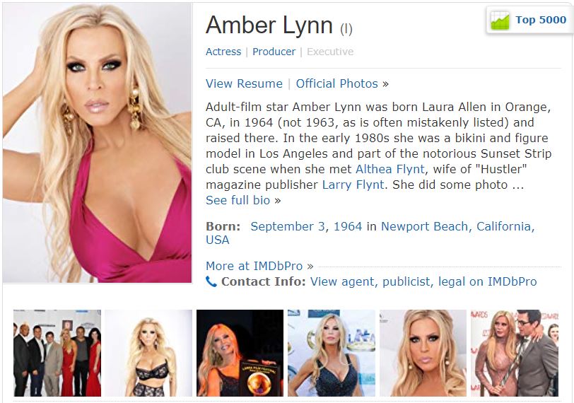 Amber Lynn IMDb